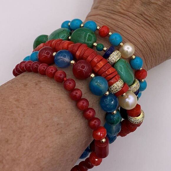 Ring, NWOT, real pearls, sterling 925 silver, adjustable, large baroque white - Picture 16 of 16